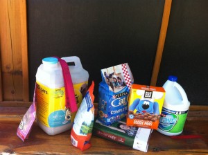 Donated items for Austin Pets Alive